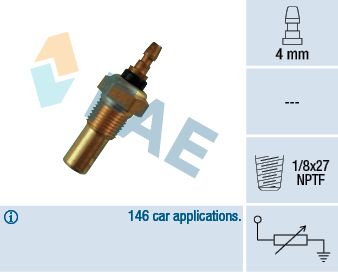 FAE 32350 Sensor, coolant temperature