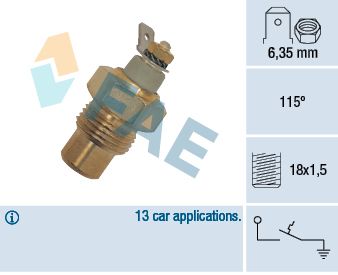 Temperature Switch, coolant warning lamp FAE 35080