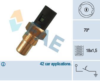 Temperature Switch, coolant warning lamp FAE 35280