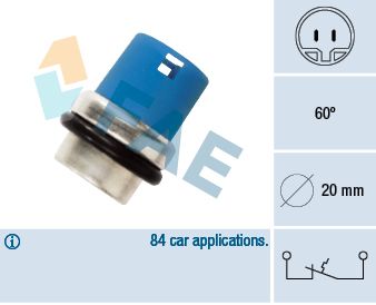 Temperature Switch, coolant warning lamp FAE 35300