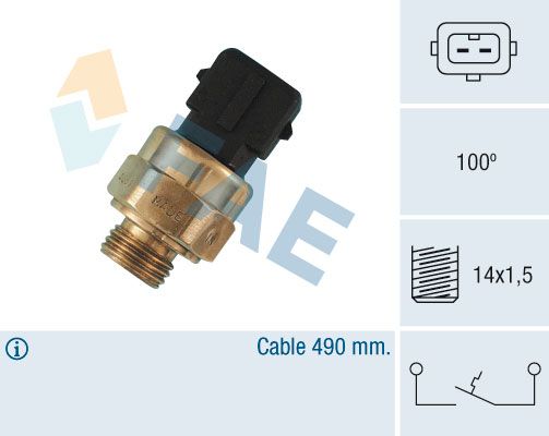 FAE 35570 Temperature Switch, coolant warning lamp