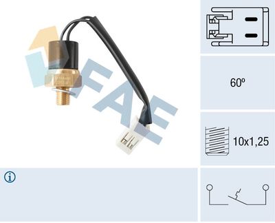 Temperature Switch, coolant warning lamp FAE 35855