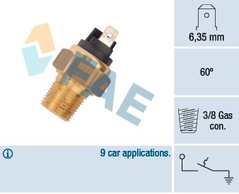 Temperature Switch, coolant warning lamp FAE 35960