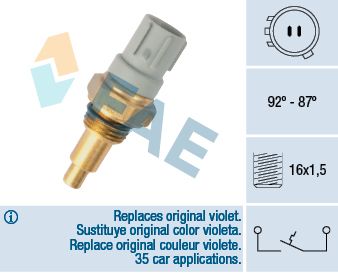 FAE 36390 Temperature Switch, radiator fan