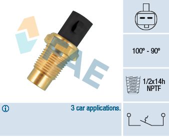 Temperature Switch, radiator fan FAE 36497