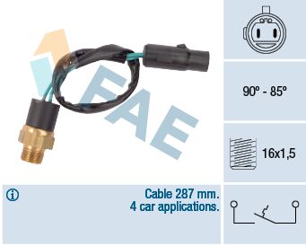 FAE 36620 Temperature Switch, radiator fan