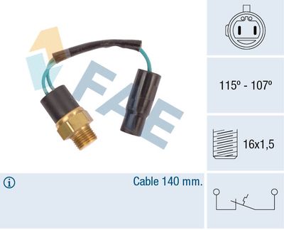 Temperature Switch, radiator fan FAE 36630