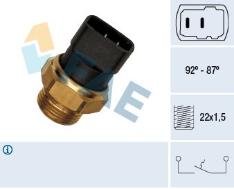 Temperature Switch, radiator fan FAE 37260