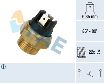 Temperature Switch, radiator fan FAE 37390