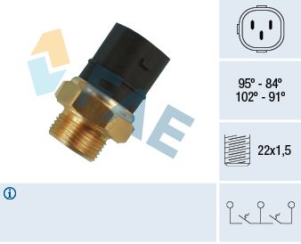 FAE 38180 Temperature Switch, radiator fan