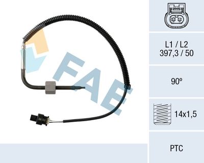 Sensor, exhaust gas temperature FAE 68012