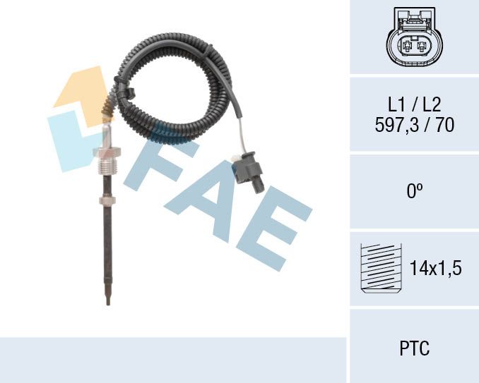 FAE 68018 Sensor, exhaust gas temperature