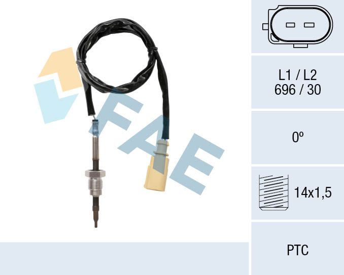 FAE 68059 Sensor, exhaust gas temperature