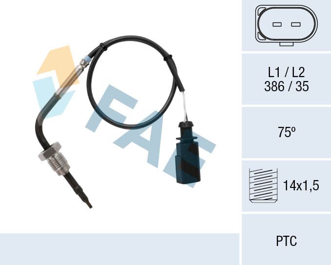 FAE 68084 Sensor, exhaust gas temperature