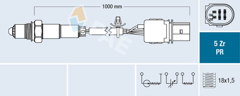 FAE 75035 Lambda Sensor