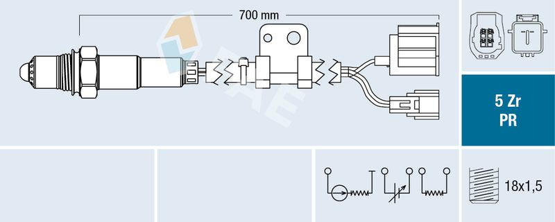 FAE 75088 Oxygen Sensor
