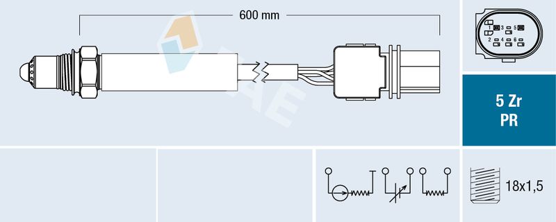 FAE 75111 Oxygen Sensor