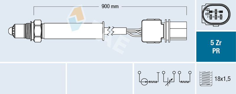 FAE 75134 Lambda Sensor