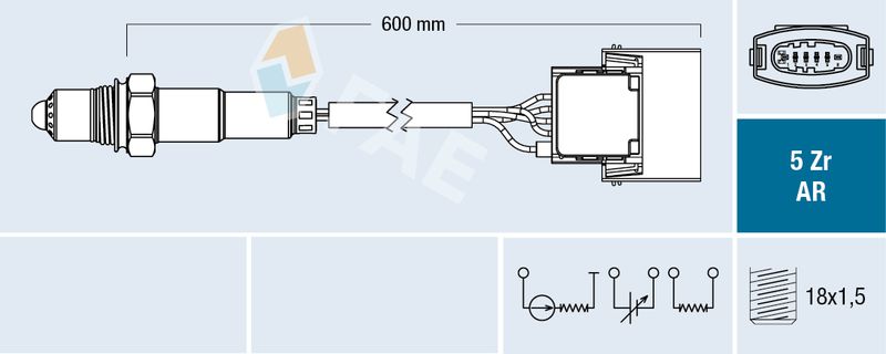 FAE 75145 Oxygen Sensor
