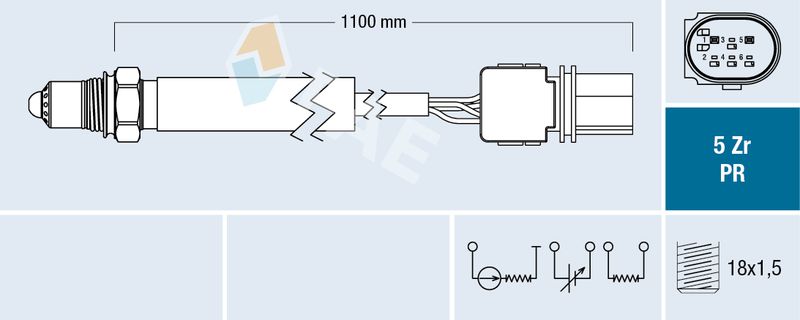 FAE 75156 Oxygen Sensor