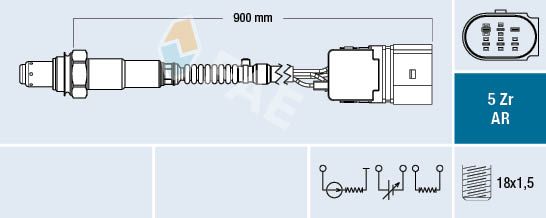 FAE 75359 Oxygen Sensor