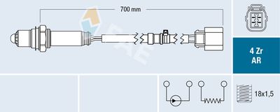 Lambda Sensor FAE 75609