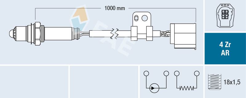 FAE 75612 Oxygen Sensor