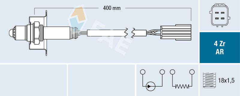 FAE 75613 Oxygen Sensor
