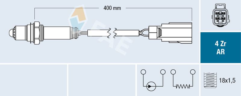 FAE 75630 Oxygen Sensor