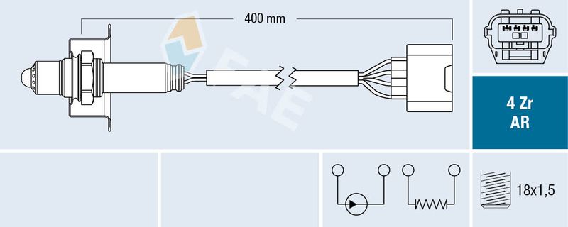 FAE 75635 Oxygen Sensor
