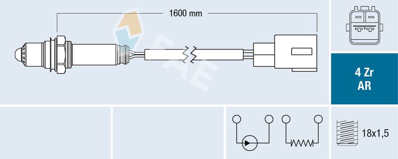 FAE 75651 Oxygen Sensor