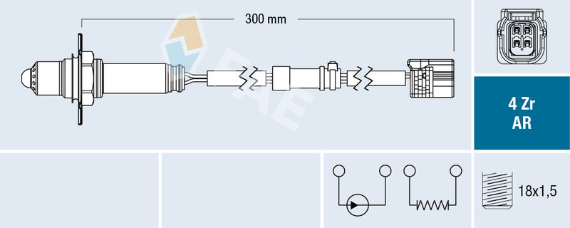 FAE 75678 Oxygen Sensor