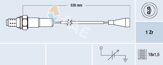 FAE 77100 Oxygen Sensor