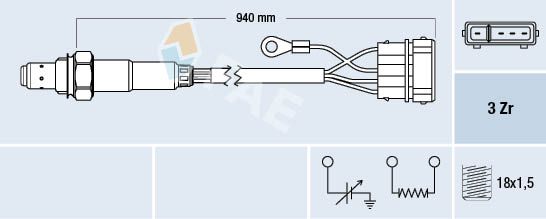 FAE 77112 Oxygen Sensor