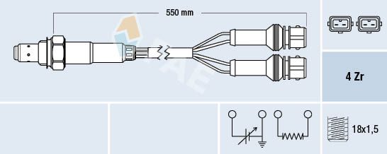FAE 77126 Oxygen Sensor