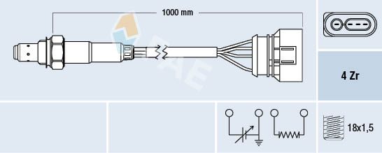 FAE 77137 Oxygen Sensor