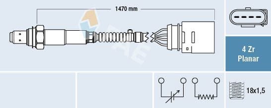 FAE 77145 Oxygen Sensor