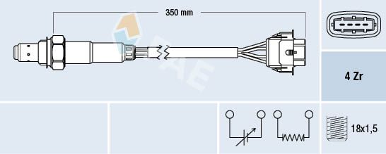 FAE 77155 Oxygen Sensor