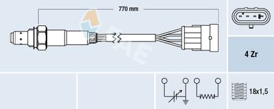 Oxygen Sensor FAE 77160