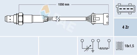 FAE 77167 Oxygen Sensor