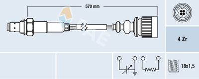 Oxygen Sensor FAE 77173