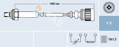 Oxygen Sensor FAE 77186