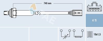 Oxygen Sensor FAE 77189
