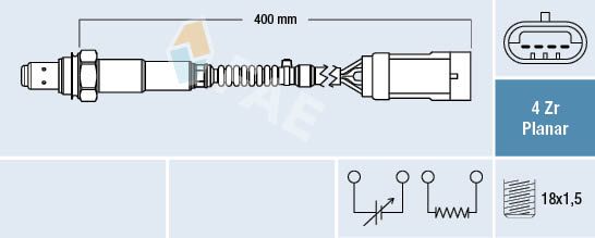 FAE 77206 Oxygen Sensor