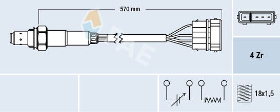 FAE 77239 Oxygen Sensor
