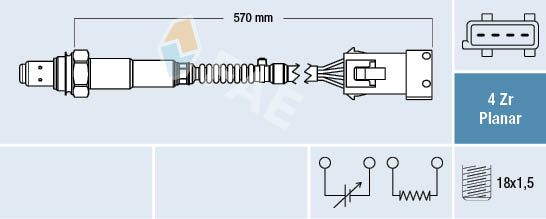 FAE 77240 Oxygen Sensor