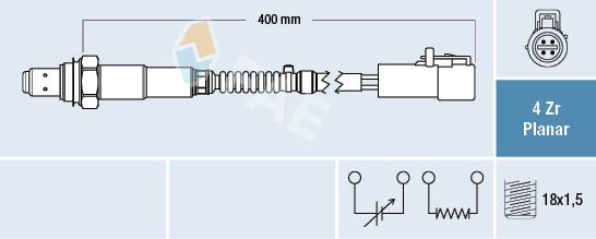 FAE 77253 Oxygen Sensor