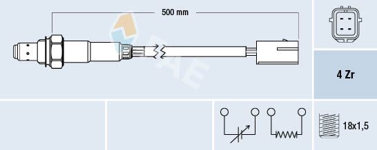 FAE 77255 Lambda Sensor