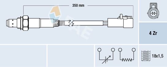 FAE 77264 Oxygen Sensor