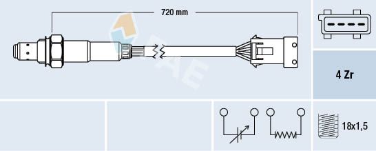 FAE 77280 Oxygen Sensor